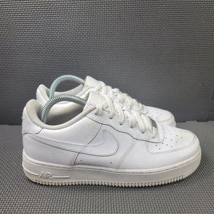 Womens Sz 7.5 L 8 R White Nike Air Force 1 Sneakers